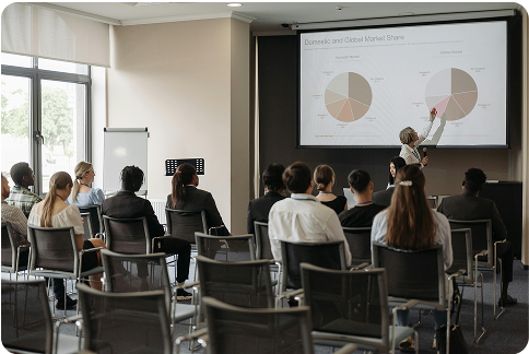 Sesión de teambuiliding en empresa