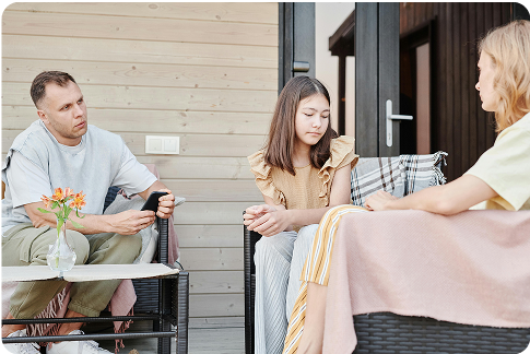Sesión de terapia infantil