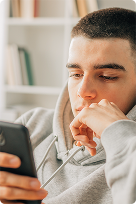 Adolescente en sesión de terapia