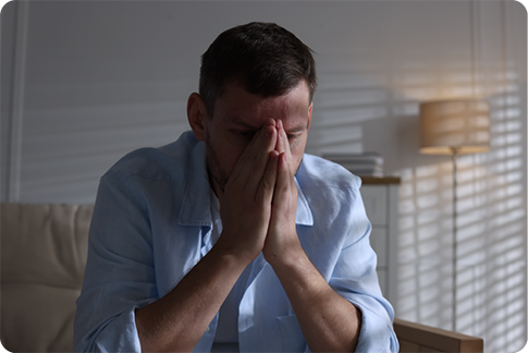 Hombre en sesión de tratamiento TDAH