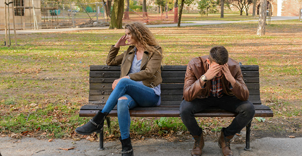 Pareja con problemas