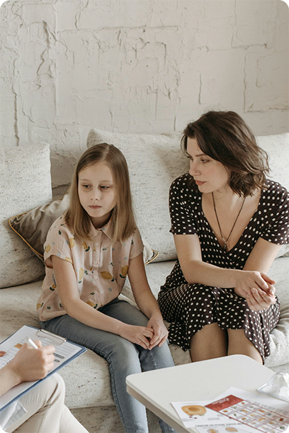 Sesión de terapia infantil