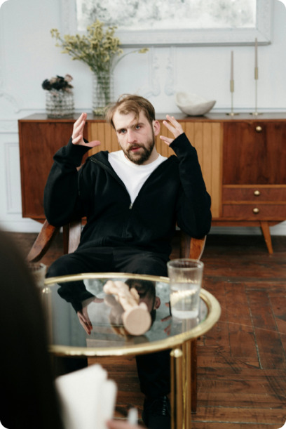 Sesión de terapia para la gestión de las emociones